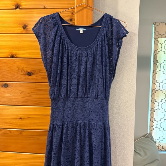 Anthropologie Leifnotes stretch lace high-low dress - Picture 3 of 10